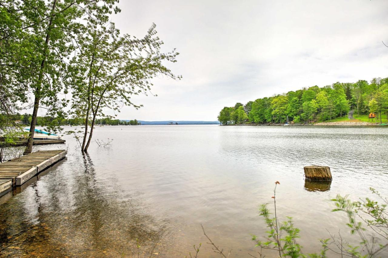 Mayfield Home With Private Dock On Lake Sacandaga! Broadalbin Extérieur photo